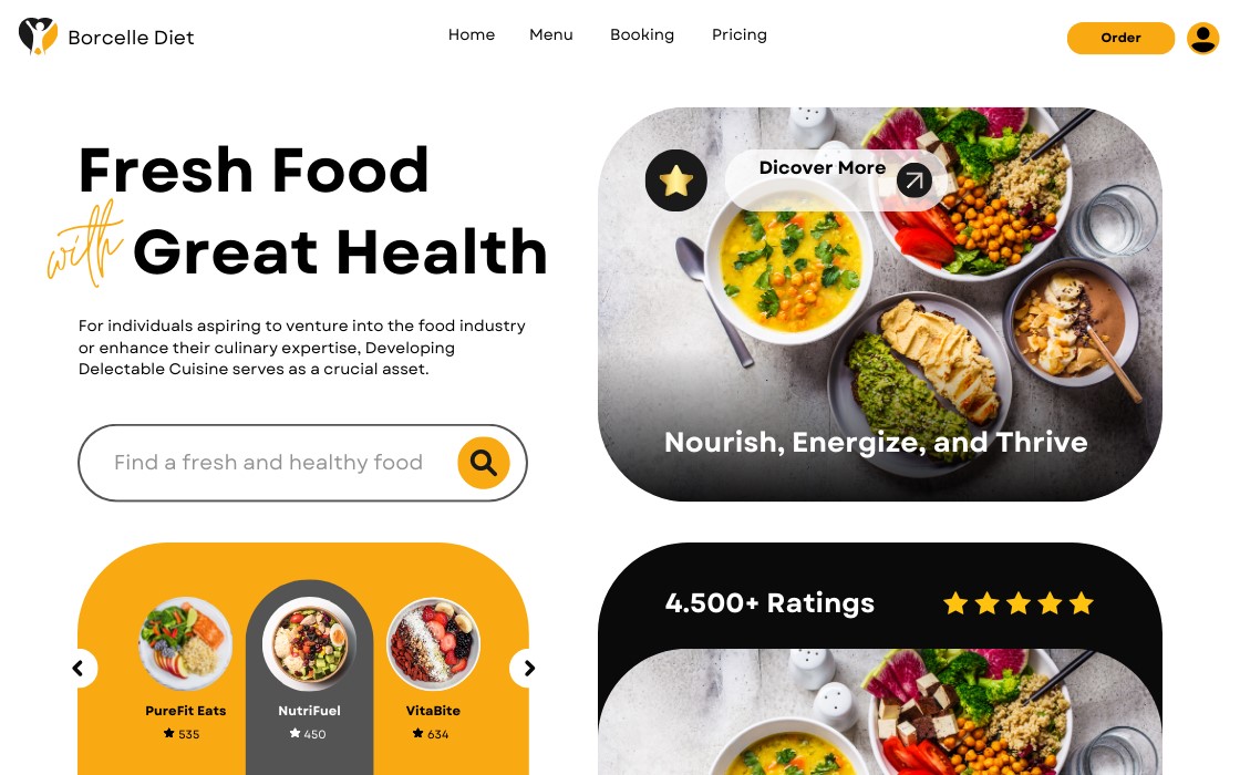Scroll or slide effect